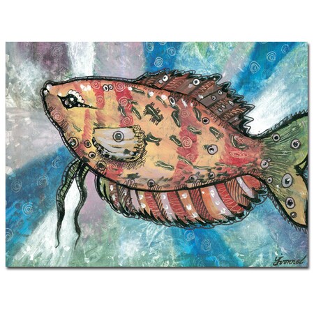 Trademark Fine Art Yonel 'Pascado Rojo' Canvas Art, 18x24 MA0156-C1824GG